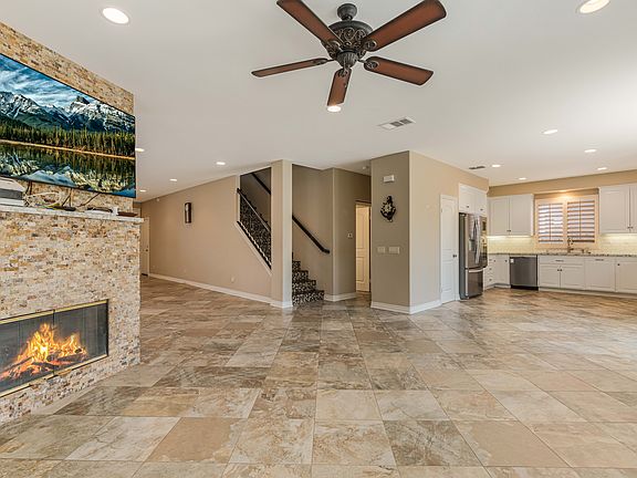 Dining are into large kitchen