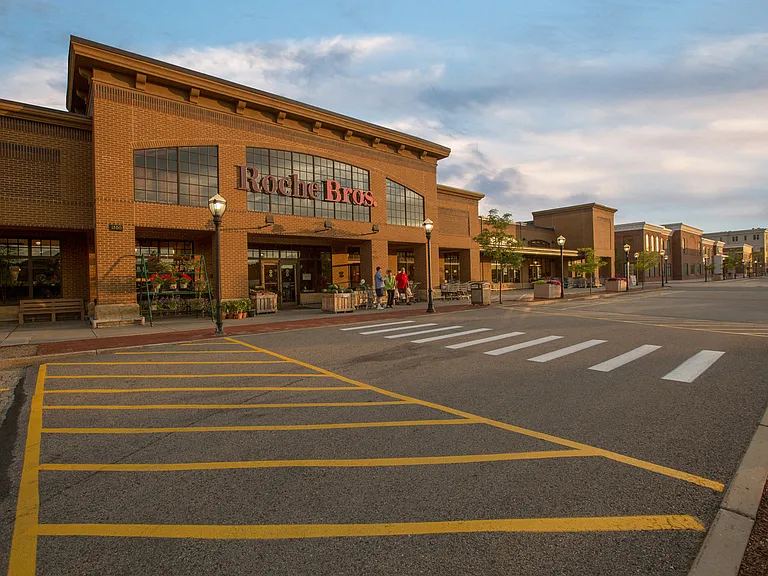 Roche Brother's is nearby for grocery shopping