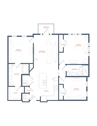 Floor plan C1