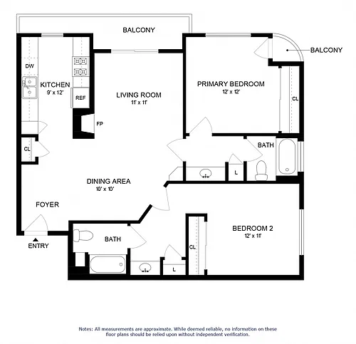 Floor plan 2X2