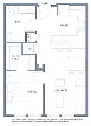 Floor plan 649 1B1B