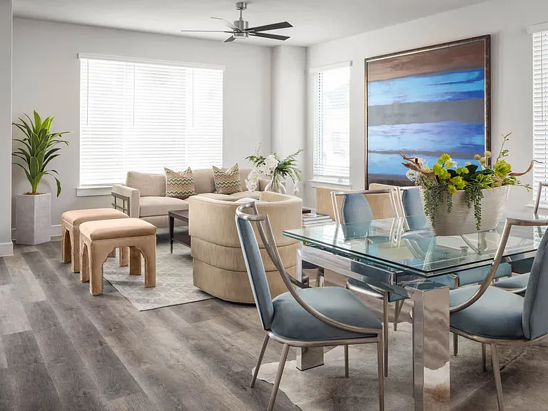 Living Room with Hard Surface Flooring