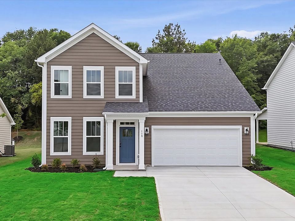 First-rate curb appeal with clean lines and a welcoming front entry