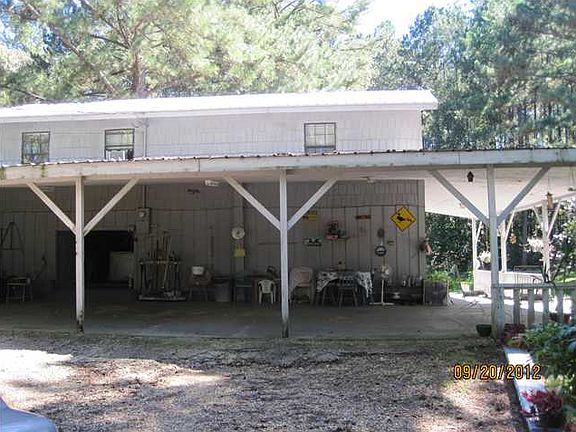 Side yard next to drive