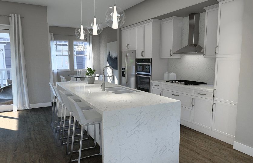 Plan 1 Kitchen (Rendering Representation)