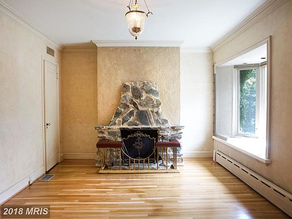 Living Room - Stone Fireplace