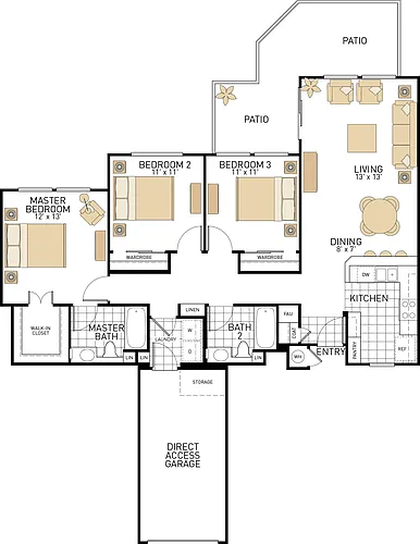 Floor plan Plan E
