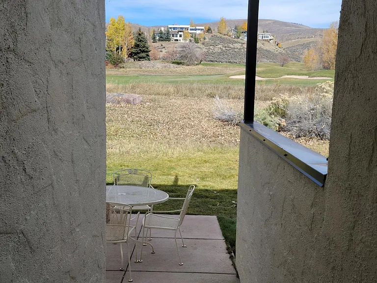 access to north patio & green space by 18th Fairway