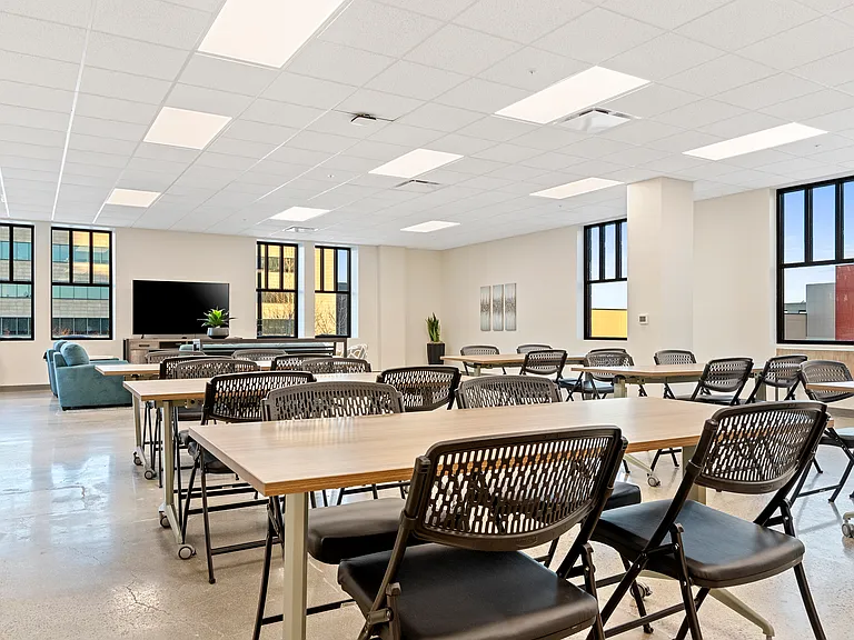 From birthday parties to movie marathons, our community room is basically your second living room- just bigger.