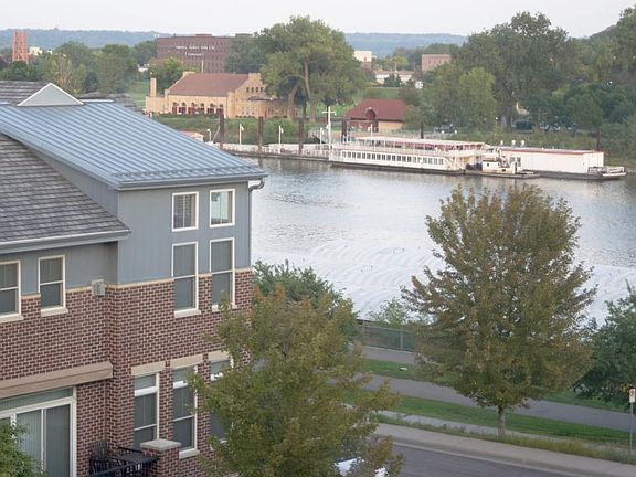 View of the Mississippi River from living room window