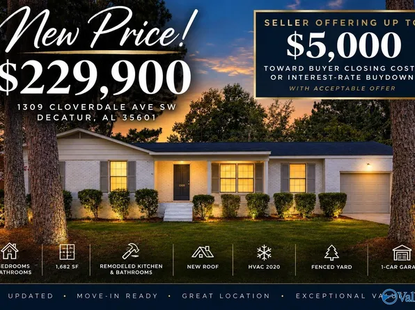 1309 Cloverdale Ave SW, Decatur, AL 35601