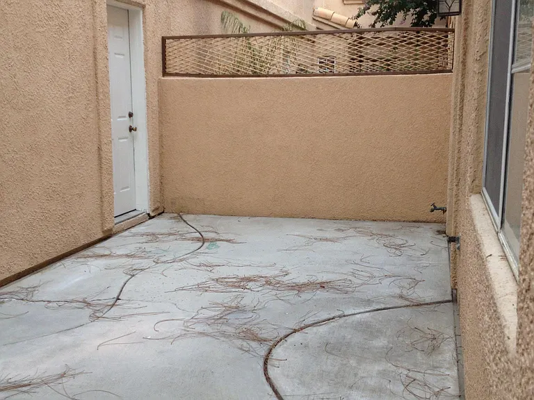 Private patio, access your home from garage/patio