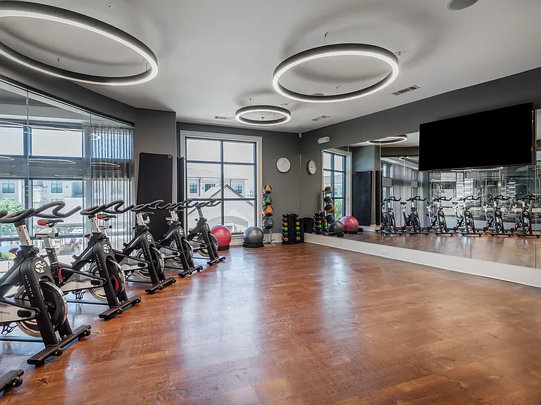 Cycling and Yoga Studio at The Hendry Apartments