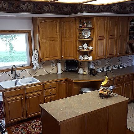 Kitchen with hardwood floors