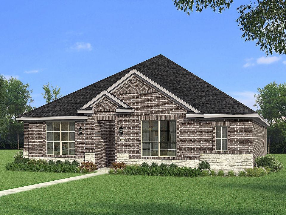 The Brighton III - Hill Country Elevation