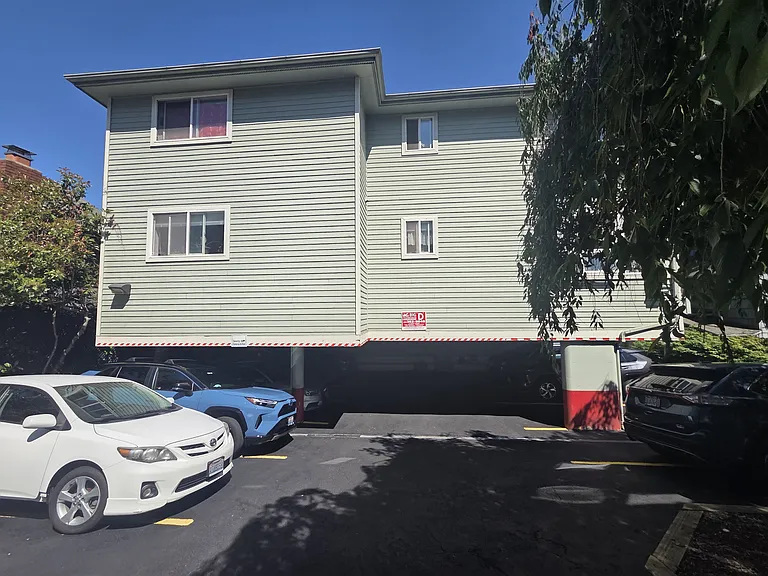Tudor Manor Back Parking Lot