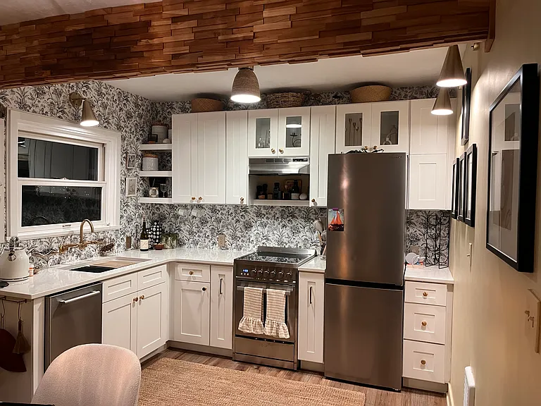 Newly remodeled kitchen