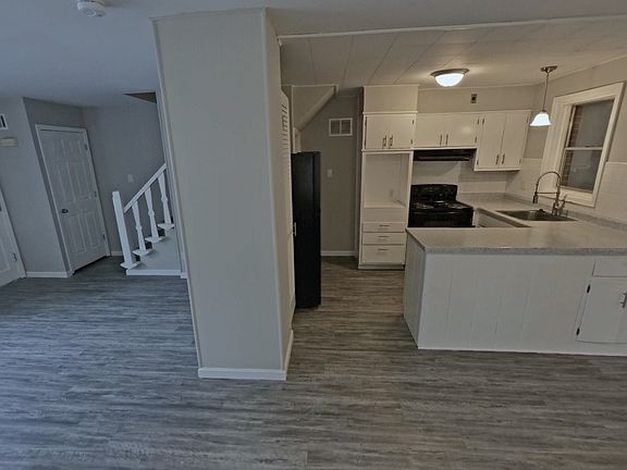 Living room and kitchen