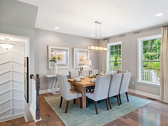 The Brookhaven Dining Room at Westhampton by Blenheim Homes