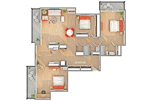 Floor plan C1