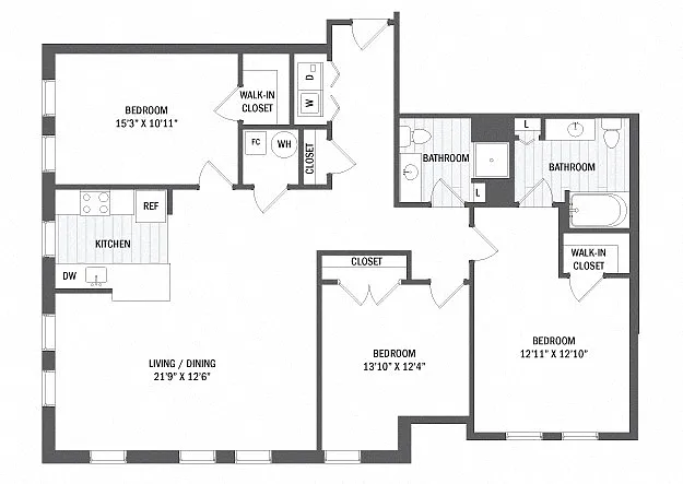 Floor plan C1 - Classic