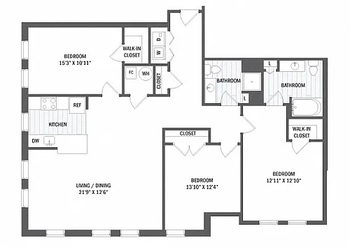 Floor plan C1 - Classic