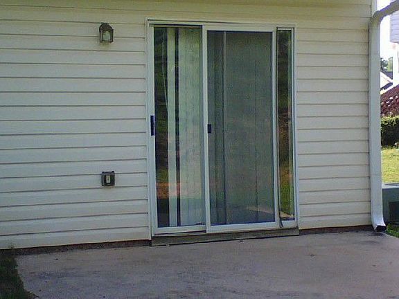 Sliding Glass Doors in Back