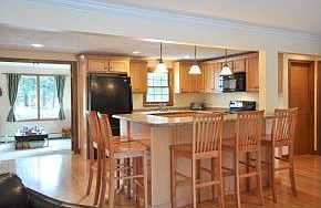 Hardwood recently refinished