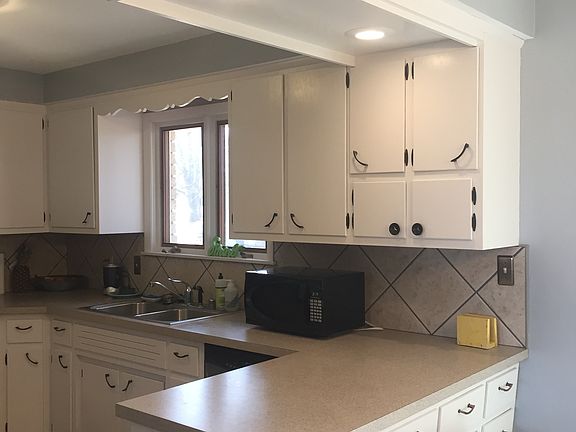 Newly painted kitchen