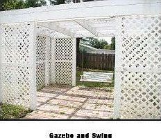 swing inside Gazebo