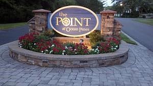 Point Sign at night