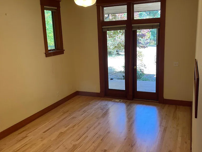 Primary bedroom with private deck