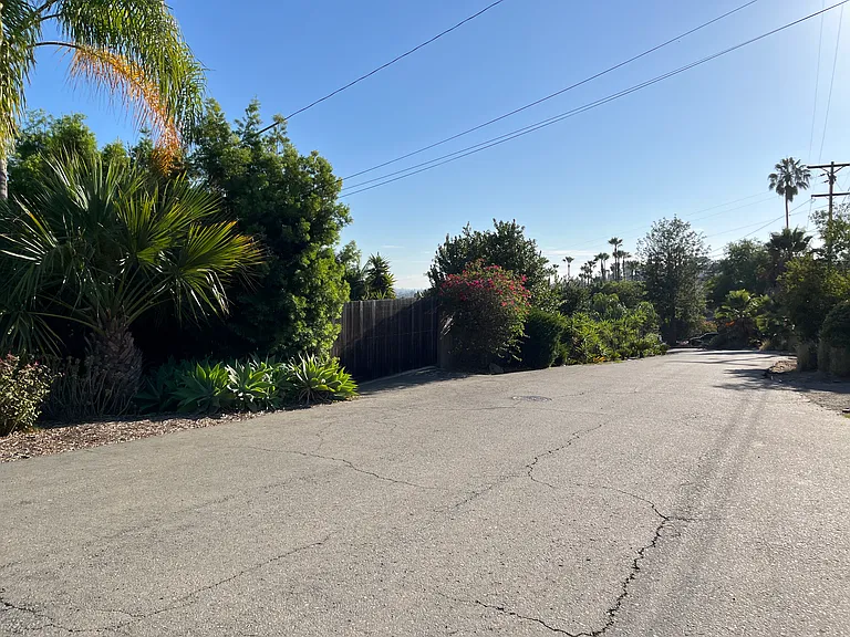 View towards end of the street!