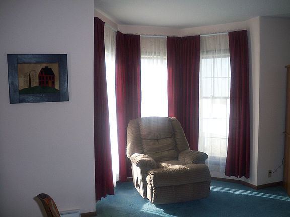 Living room bay window