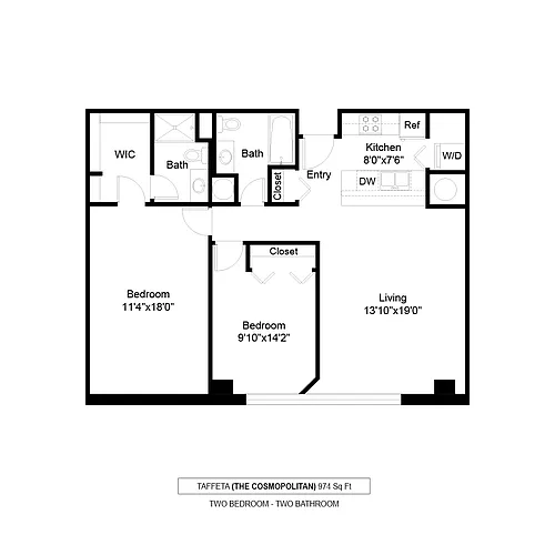Floor plan Taffeta