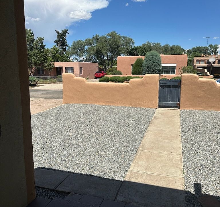 View from front door of main house