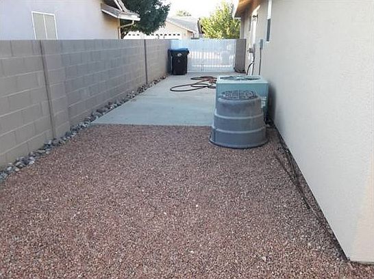 RV parking side of house