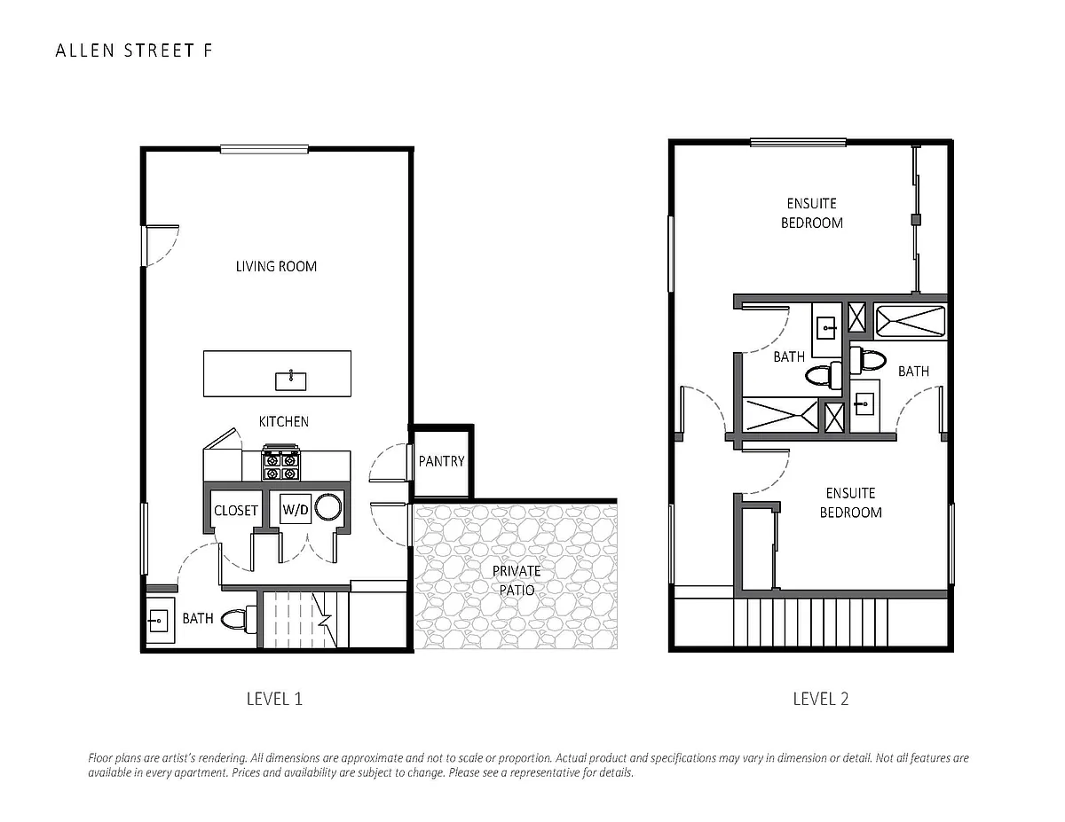 Floor plan Allen St - Lower