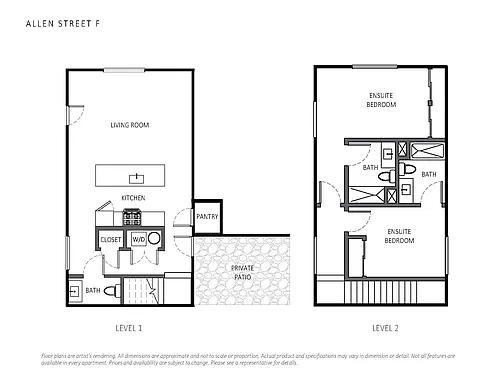 Floor plan Allen St - Lower