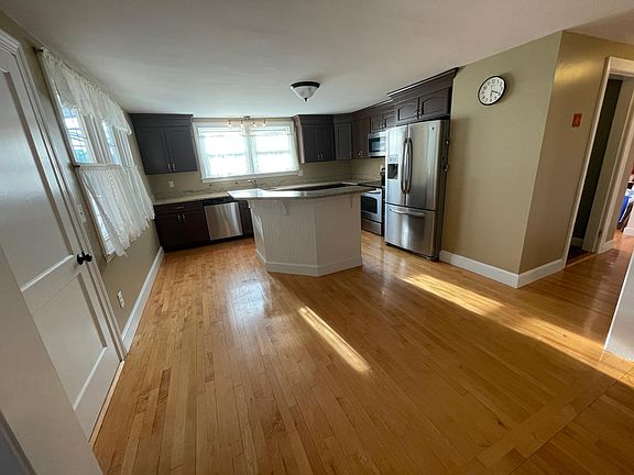 Kitchen with side entrance & attached mudroom