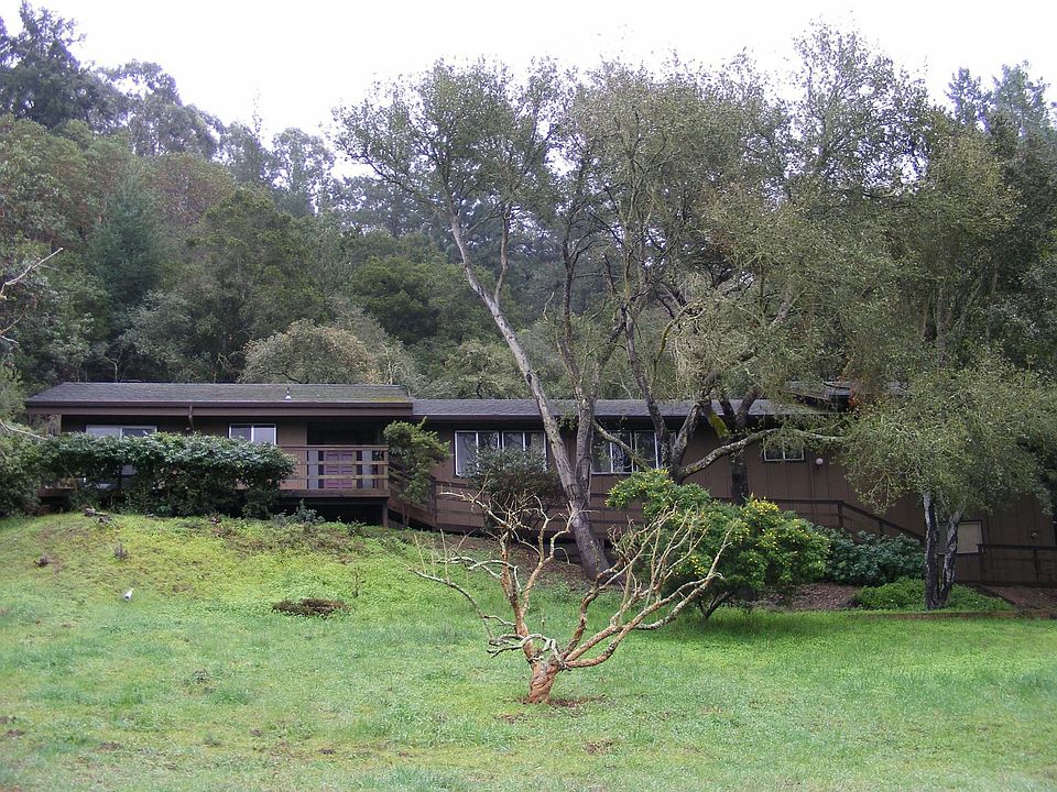 Across meadow to front