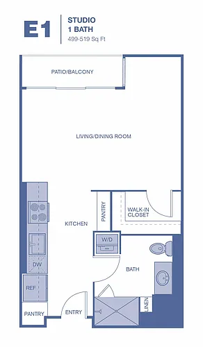 Floor plan E1