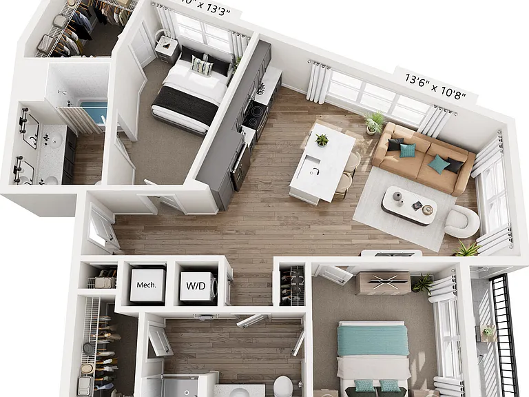 B1 floor plan The Hawkins