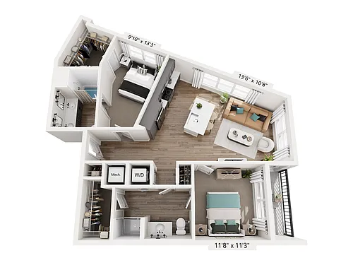 Floor plan B1