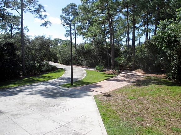 View from the home out to the entrance to the property