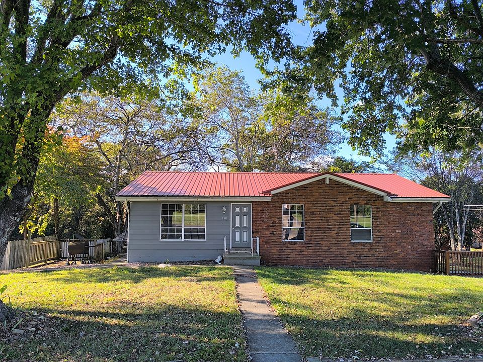 Front of house, sidewalk and front entrance