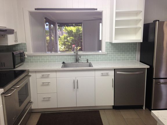 Kitchen overlooking family room.