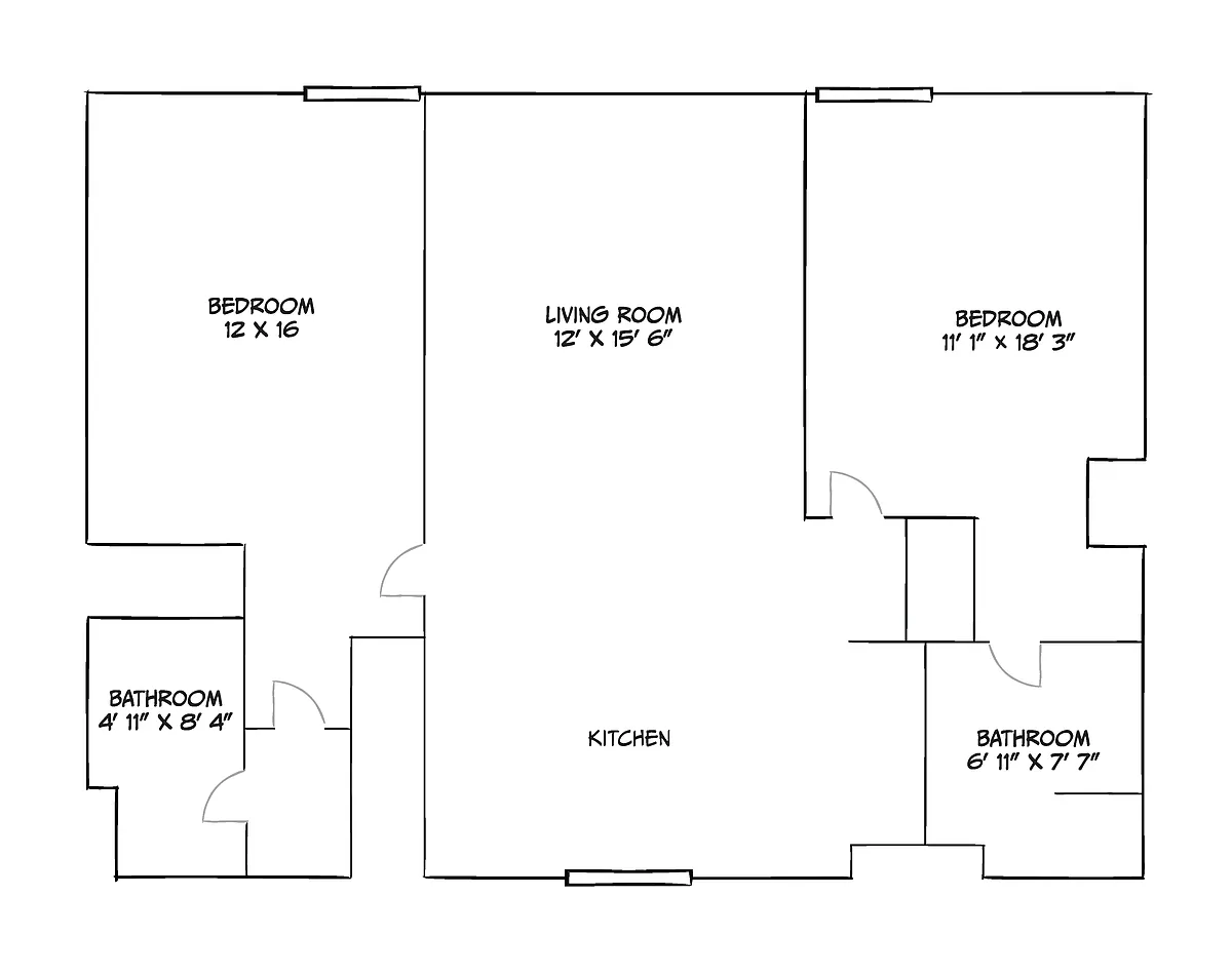 Floor plan Design 2B Premier