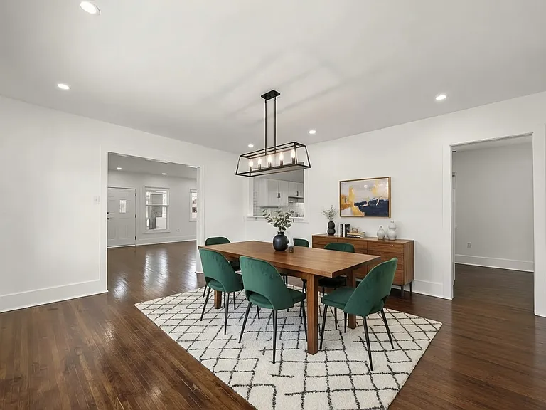Dining Room. Image is virtually staged
