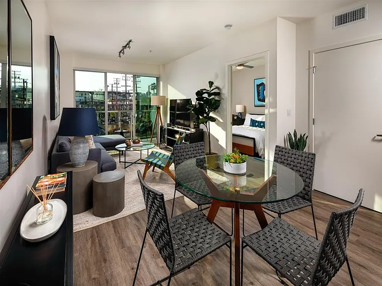 dining and living area
